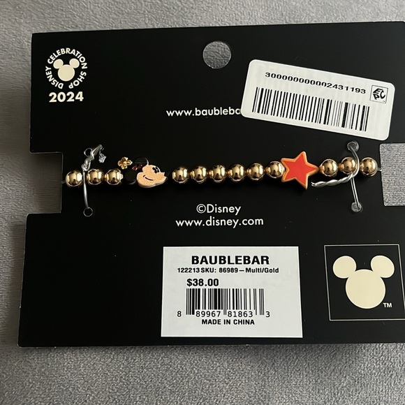 “Disney Bauble Bar- NWT Collection for Macys Bracelet” - Picture 2 of 4